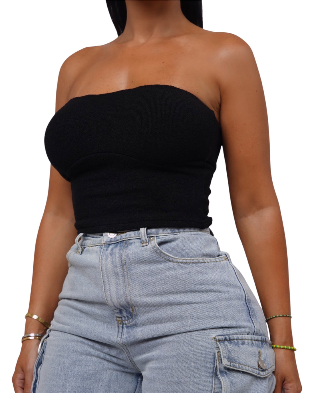 TERRY CLOTH TUBE TOP